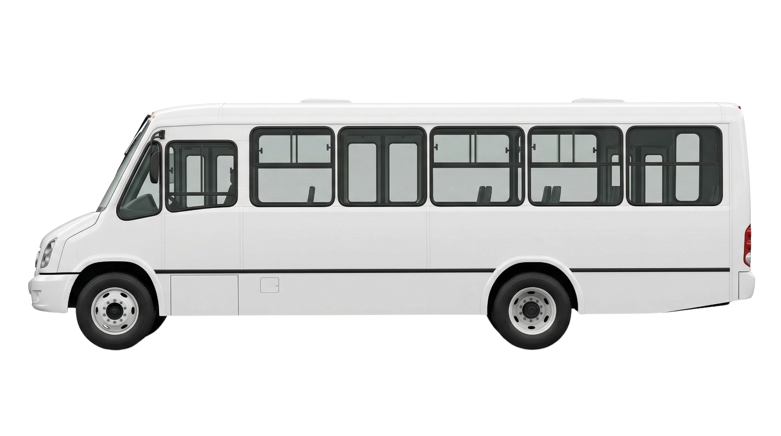 Autobús de personal — vista lateral